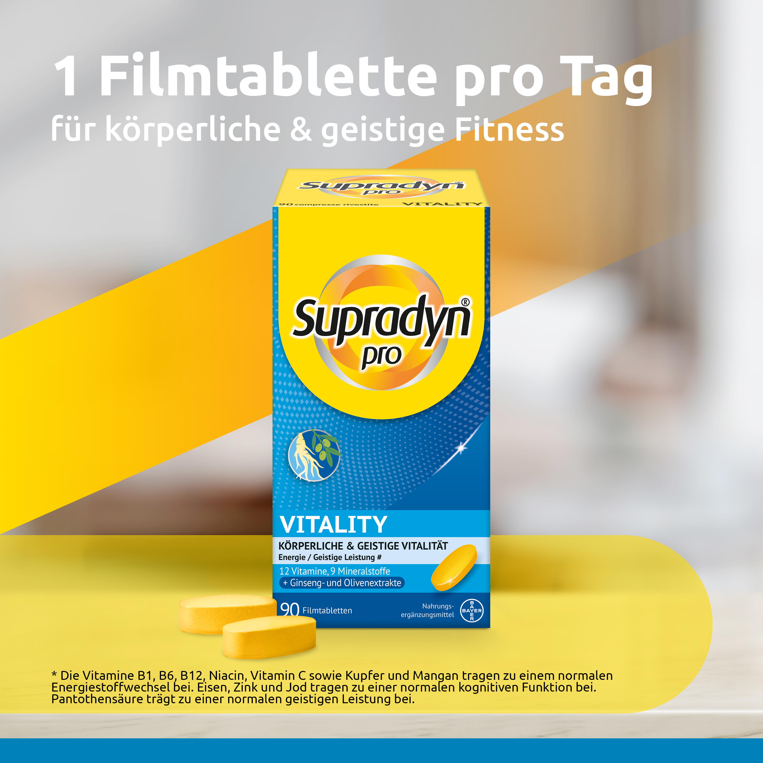 SUPRADYN pro Vitality Filmtabl Ds 90 Stk