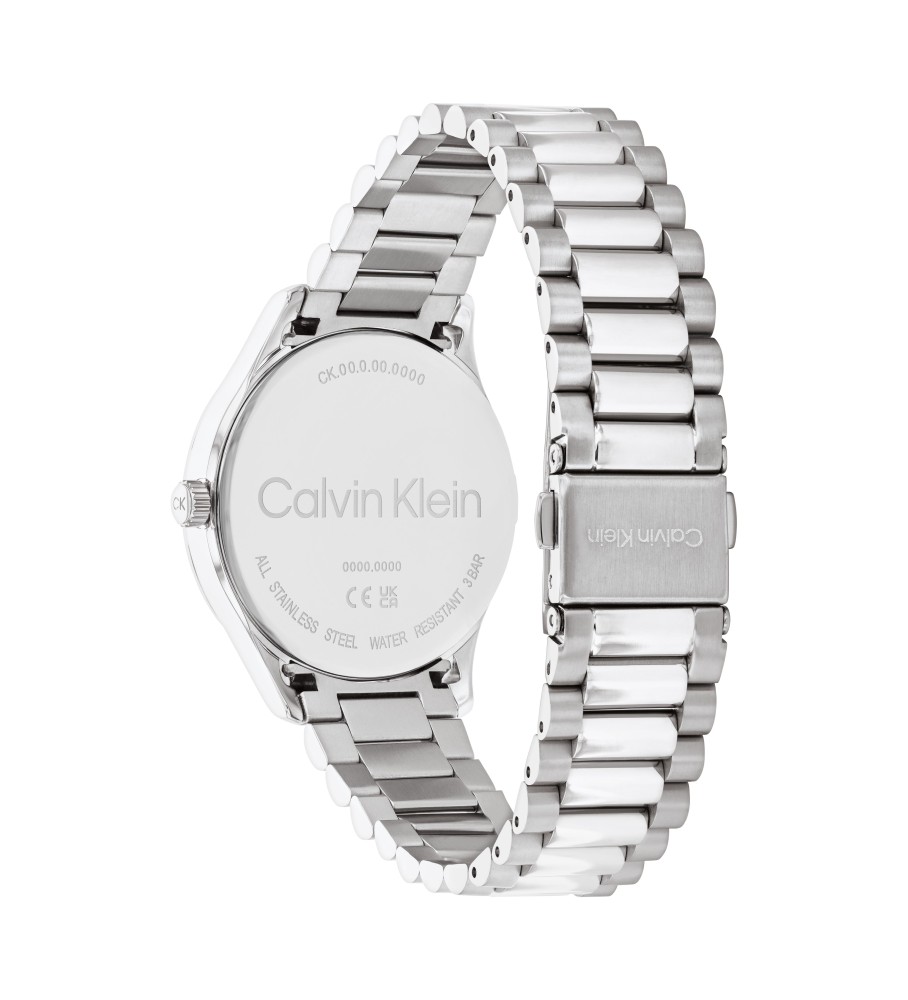 Relógio analógico Calvin Klein Burst, azul-acinzentado