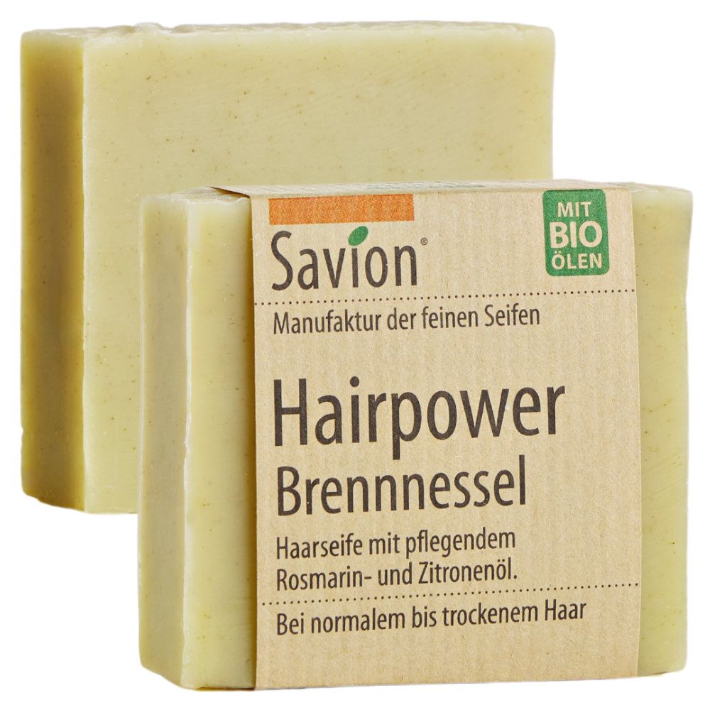 Savion Hairpower Brennnessel Haarwaschseife