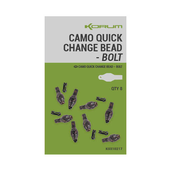 Perles Korum Camo Quick Change Bead Bolt (8 Pcs)