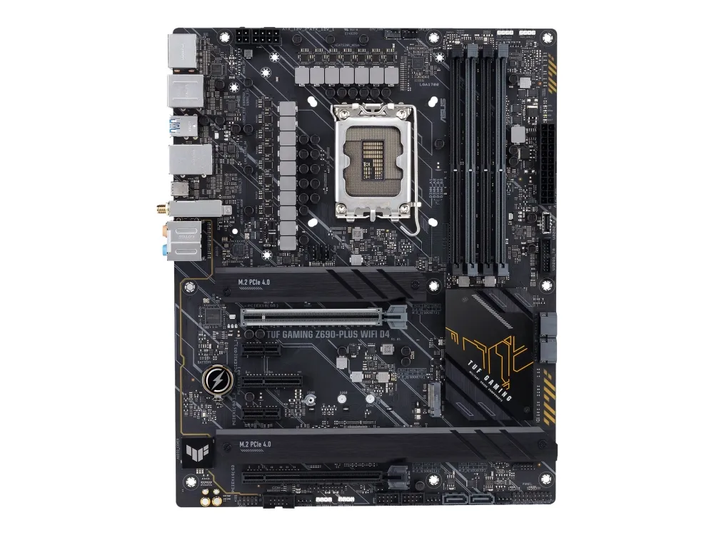 [OUTLET] - ASUS TUF GAMING Z690-PLUS WIFI - Bundkort - ATX - LGA1700 sokkel - Z690 Chipset - USB-C Gen1, USB 3.2 Gen 1, USB 3.2 Gen 2, USB-C Gen 2x2 - 2.5 Gigabit LAN, Wi-Fi 6, Bluetooth - onboard grafik (CPU påkrævet) - HD Audio (8-kanaler)