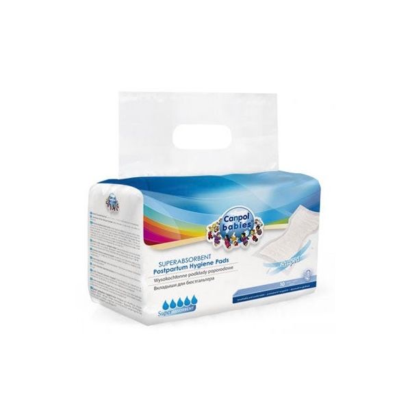 Canpol Babies Pensos Pós Parto Super Absorventes e Perfiladas (10 Unidades)