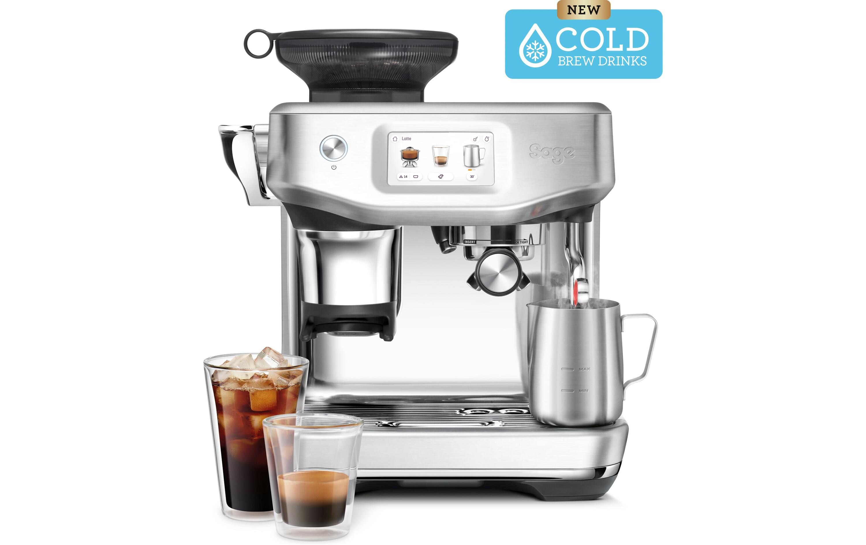 the Barista Touch Impress Cold Brushed Stainless Steel<br>Siebträgermaschine