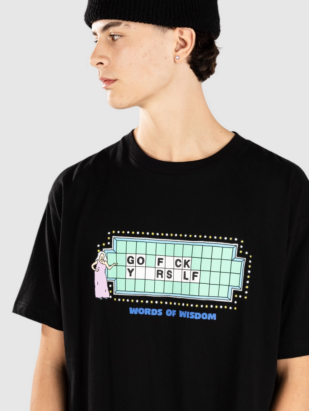 Brother Merle Wheel Of Fortune T-Shirt black