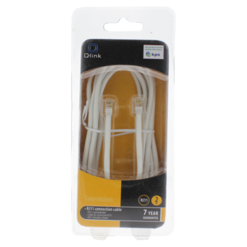 Q-Link RJ11 2 meter KPN keur