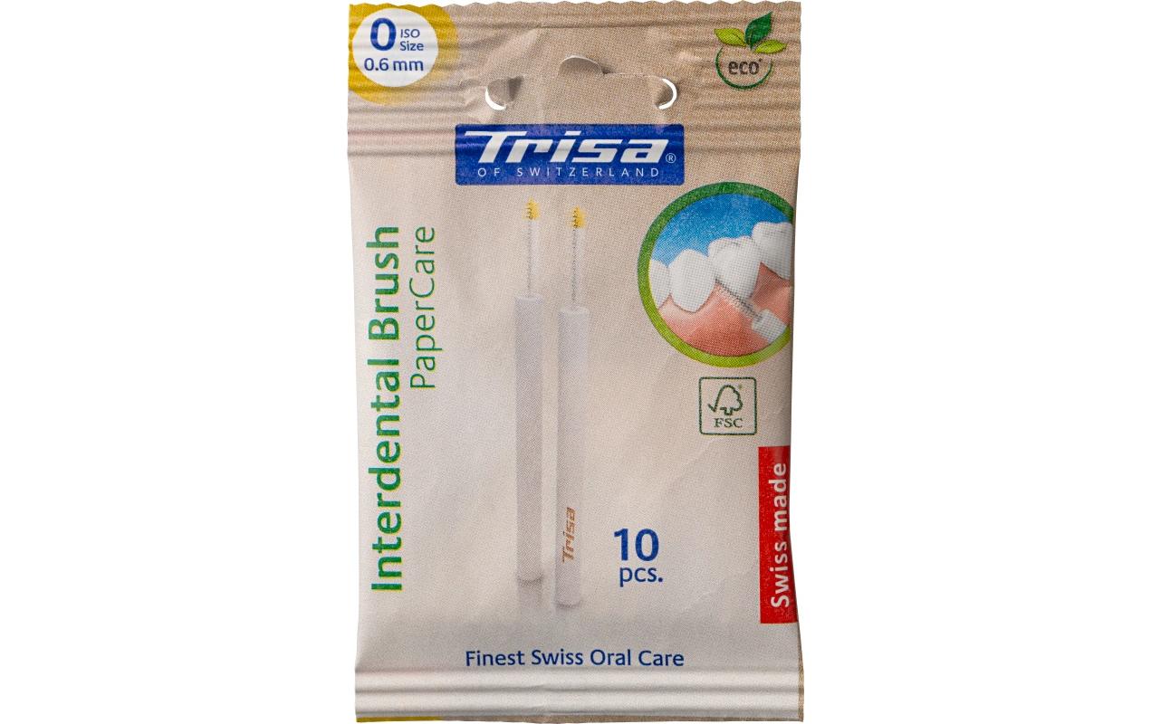 Interdentalbürste PaperCare ISO0 10 StückInterdentalbürste reinigt die Zahnzwischenräume effektiv