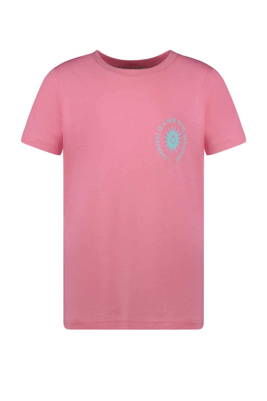 Cars T-shirt KYI met backprint lichtroze
