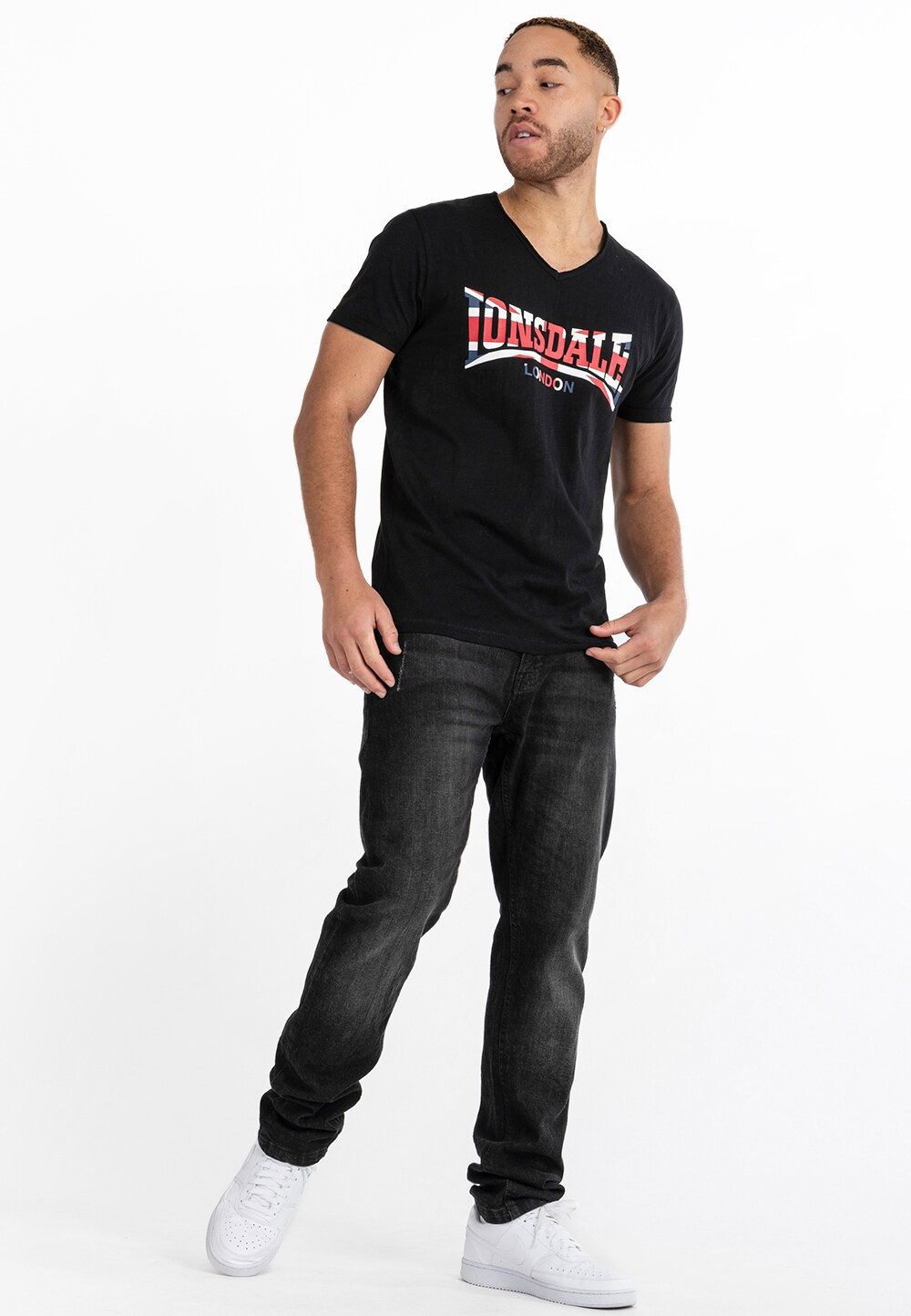 Lonsdale Herren T-Shirt normale Passform STANYDALE