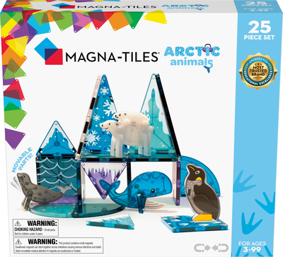 MAGNA-TILES Arctic Animals Byggesett 25 Deler
