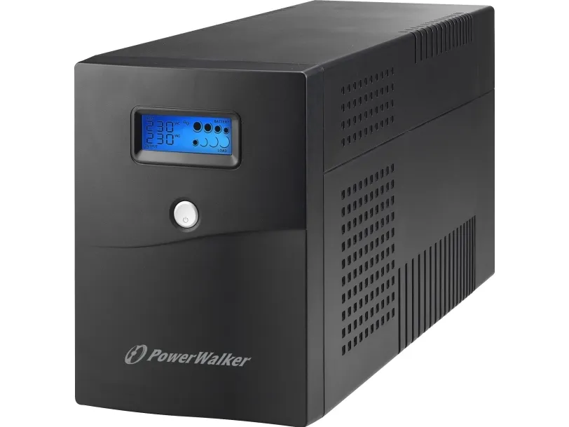 PowerWalker VI 3000 SCL FR - UPS - AC 230 V - 1800 Watt - 3000 VA - 9 At - USB, RS-232 - output-stikforbindelser: 4