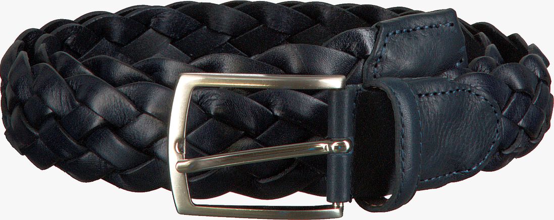 MAZZELTOV blauwe mazzeltov riem treccia pelle
