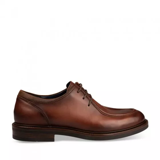 Derbies MARRON B-BLAKE CUIR