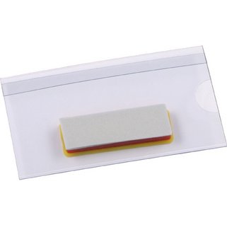 Porte-nom, avec aimant, 75 x 40 mm