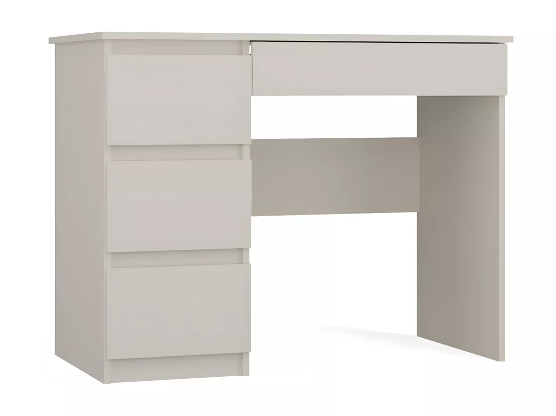 MESO - Bureau droit style moderne bureau/chambre - 98x51x76 cm - 4 tiroirs