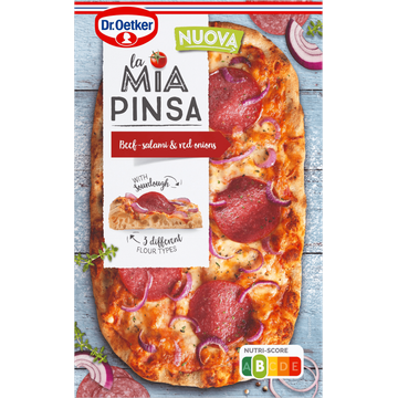 Dr. Oetker La Mia Pinsa pizza rundersalami 305 g