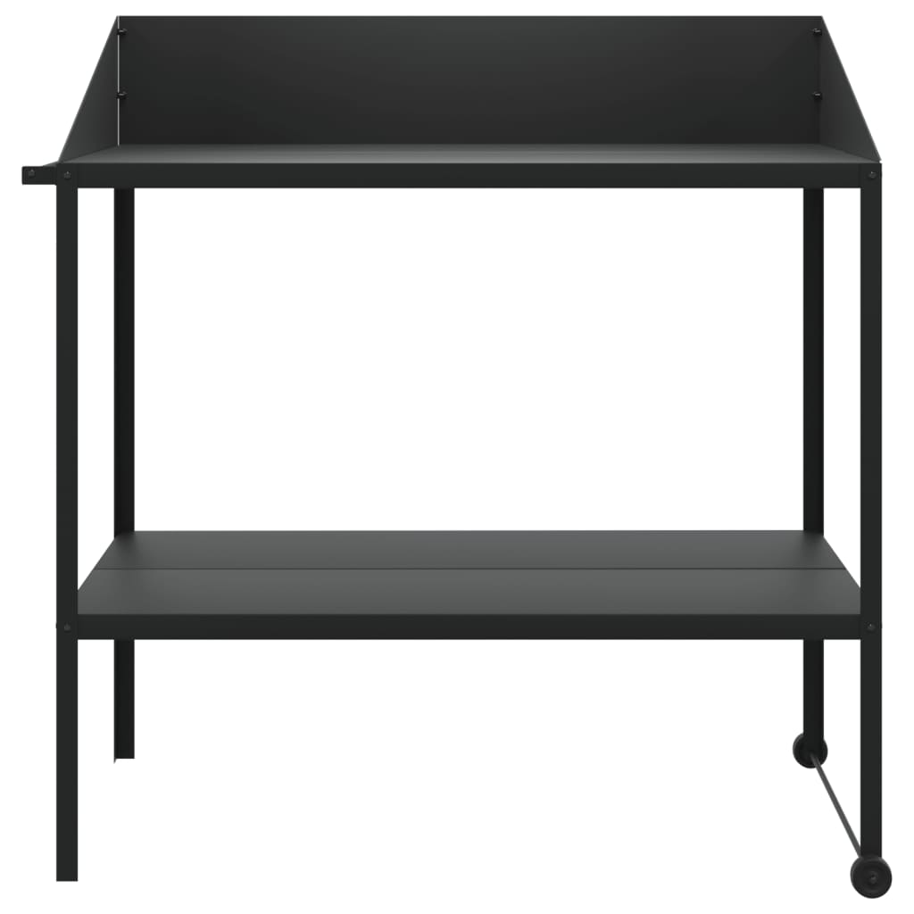 Support pour plantes anthracite 100x54,5x100 cm acier galvanisé