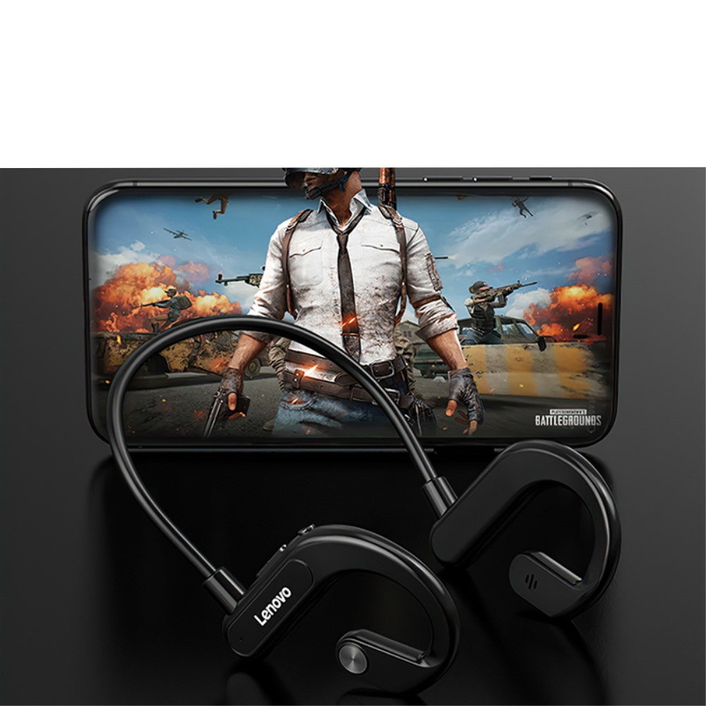 X3 Bluetooth 5.0 Sport Kopfhörer Headset Open-Ear Luftleiter-Technologie Spritzwasserfest (IPX5) - Schwarz