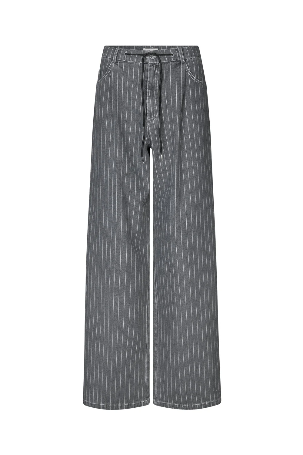 Baum und Pferdgarten  Nanny wide leg jeans - Grey Pinstripe Denim