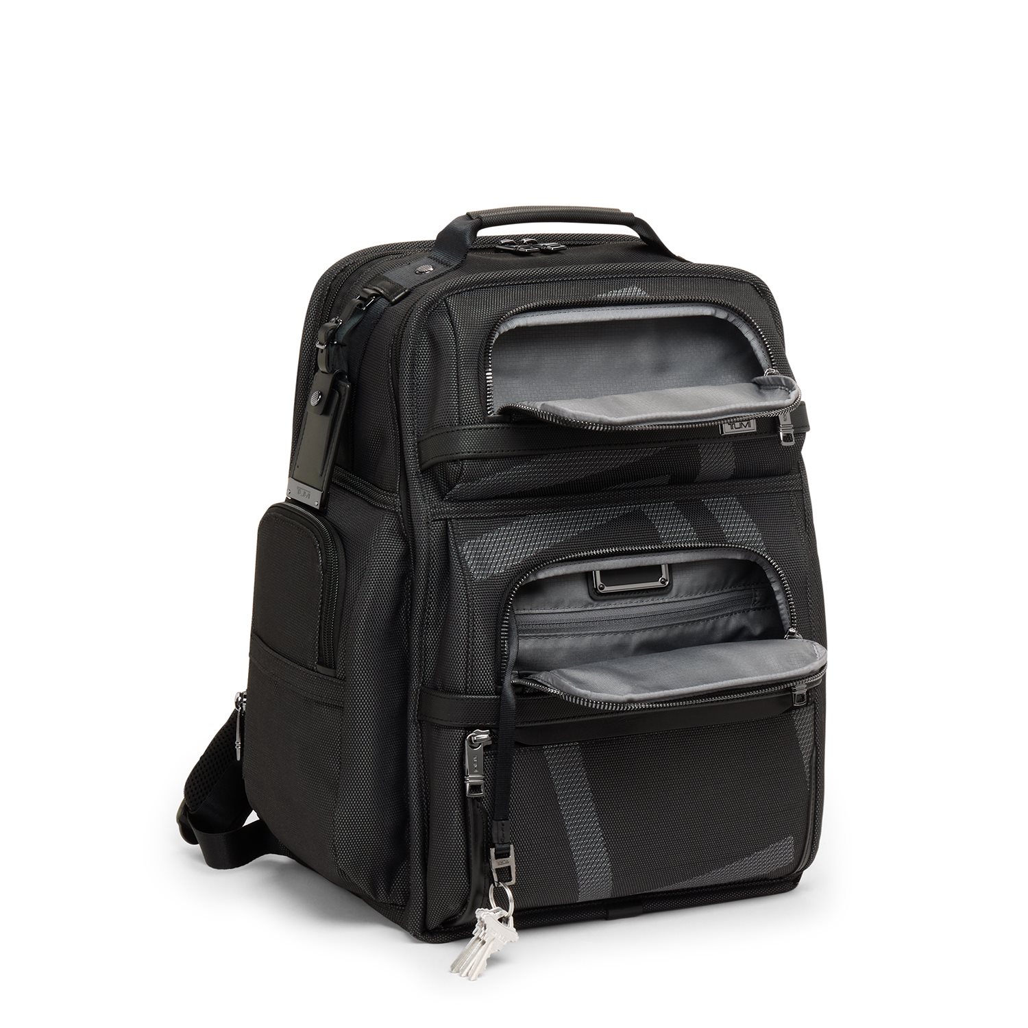 Tumi Alpha Tumi Brief Pack reflective tumi jacquard