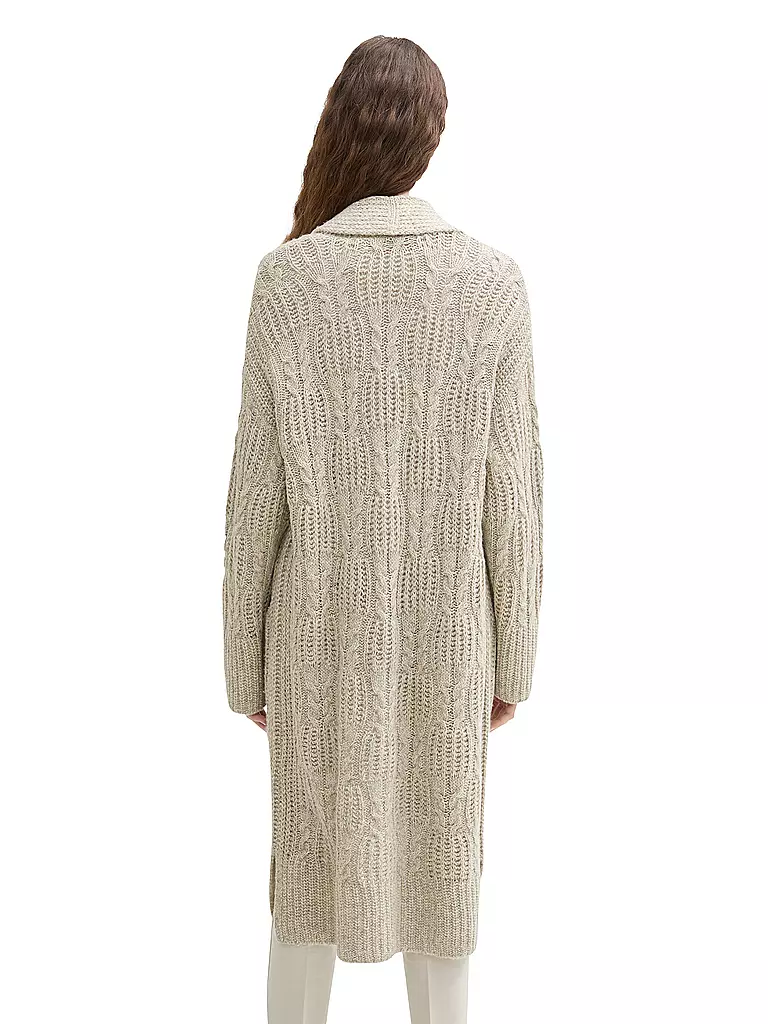TOM TAILOR Strickjacke beige
