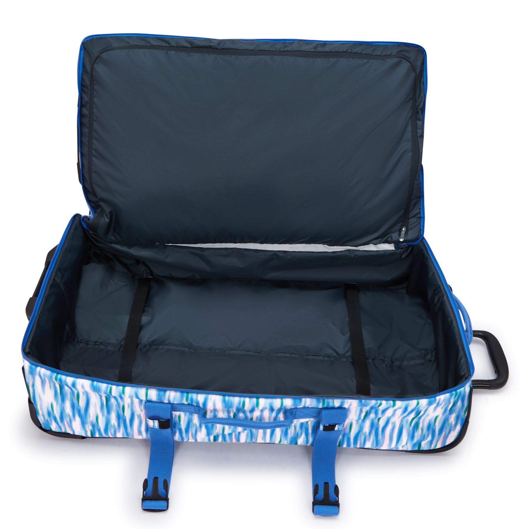 AVIANA L Grande valise à roulettes avec sangles ajustables - Diluted Blue