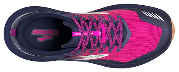 Chaussures de Trail Running Brooks Femme Cascadia 16 Rose Bleu 42.1/2
