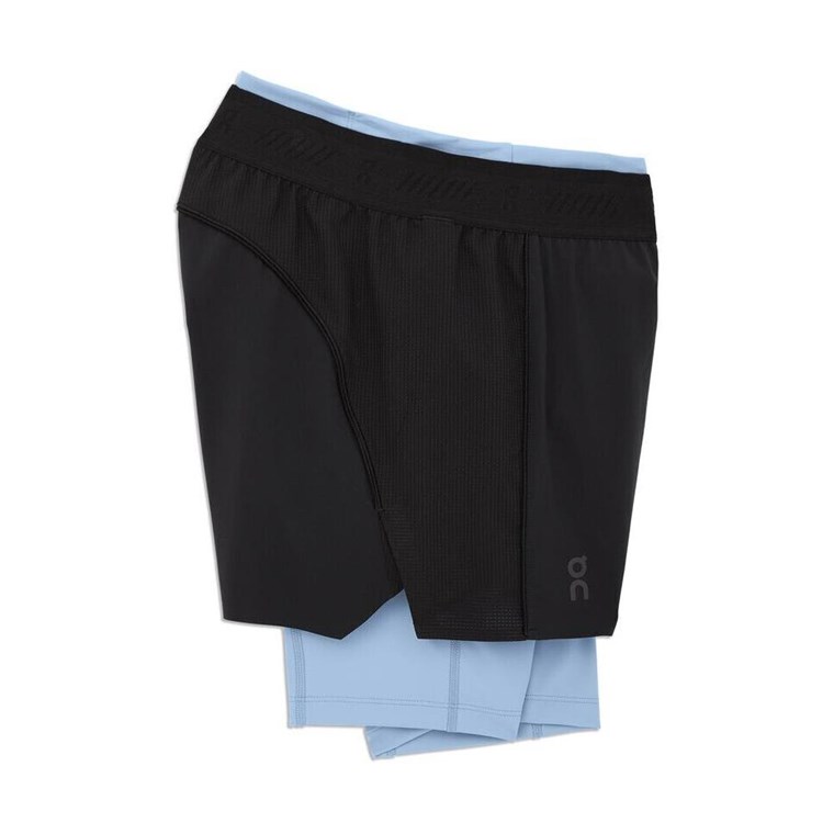 On Active Shorts Women Black/Stratosphere