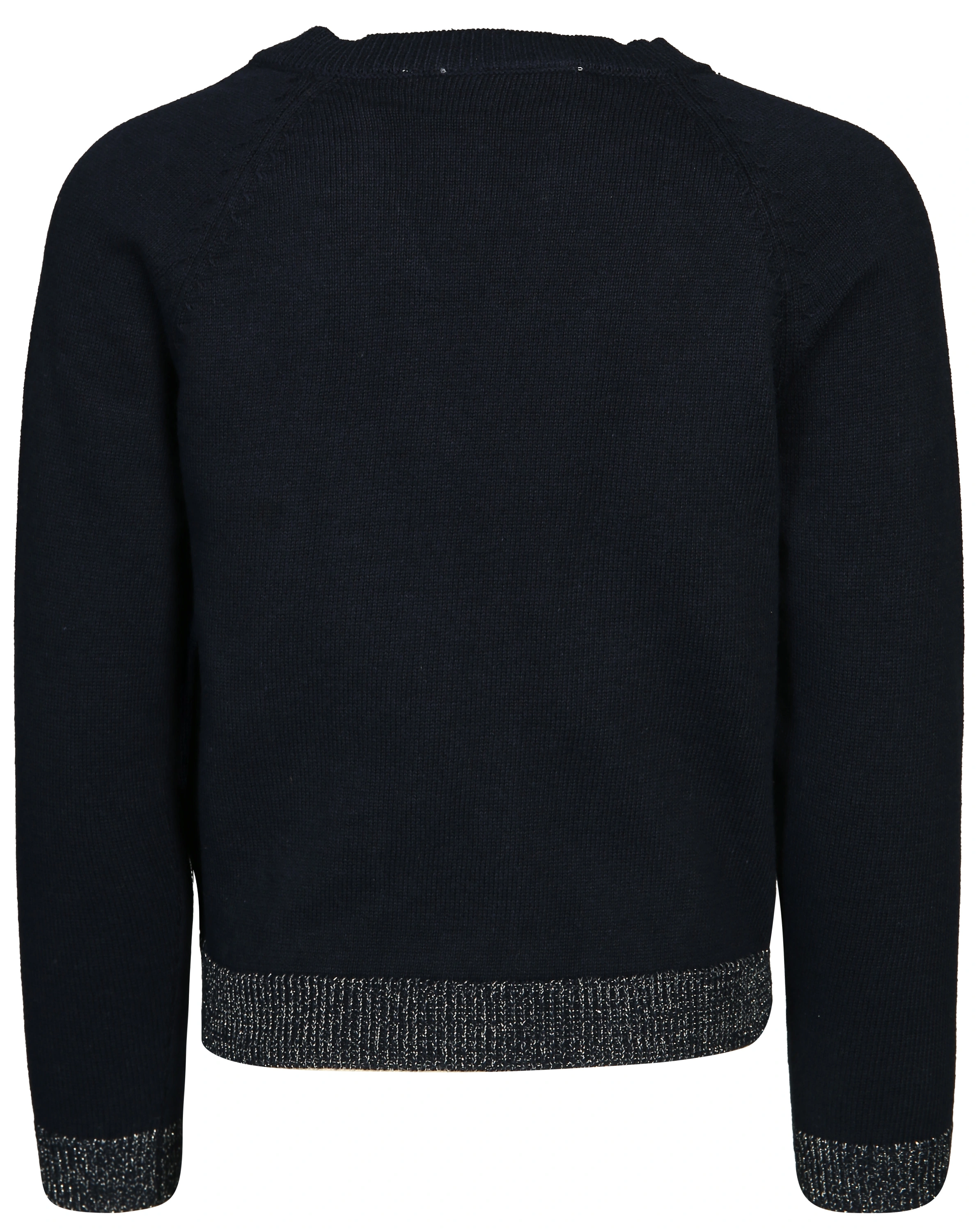 Strickjacke NEELE mit Glitzer in navy