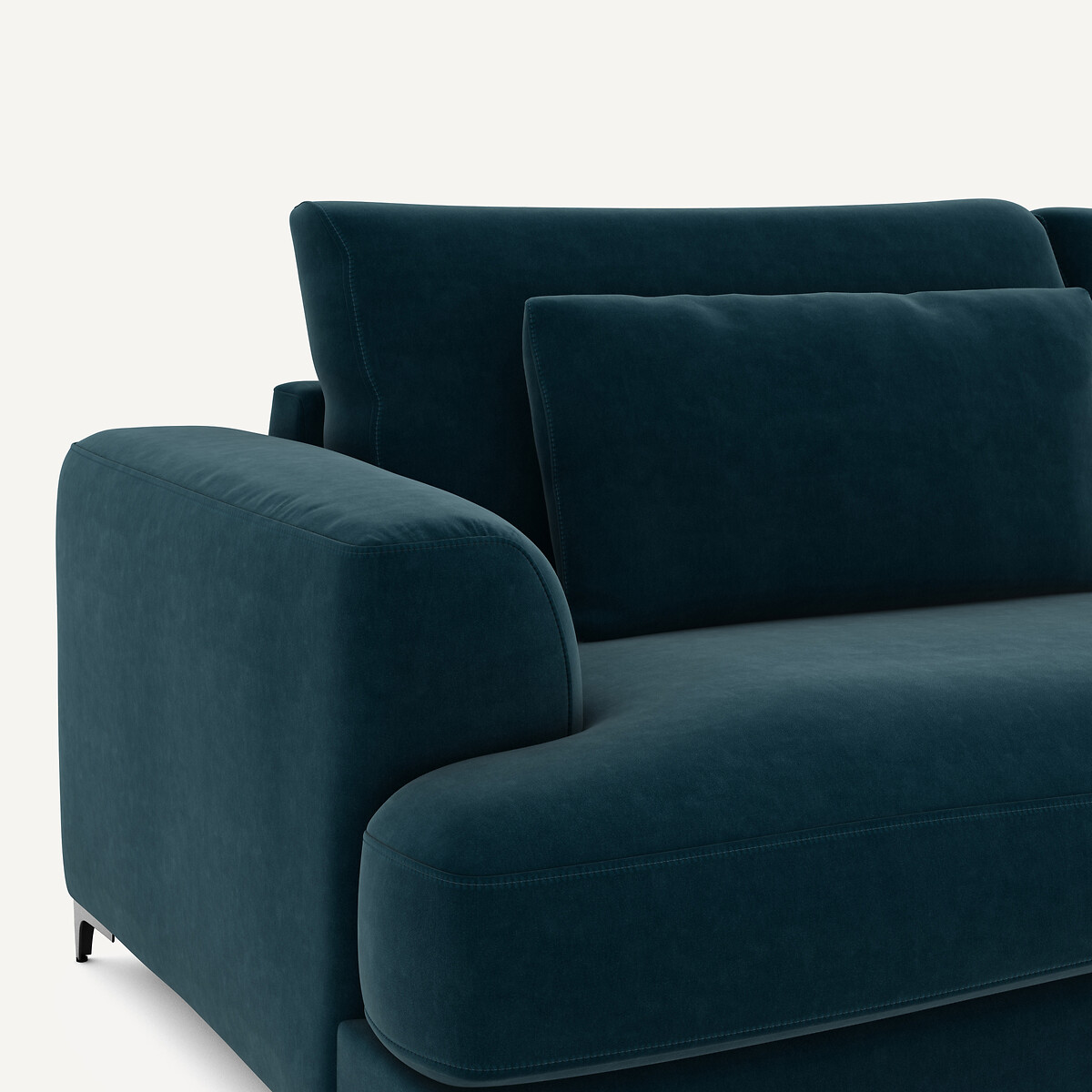 AM.PM<br>Sofá-cama de veludo de 4 lugares, Marsile