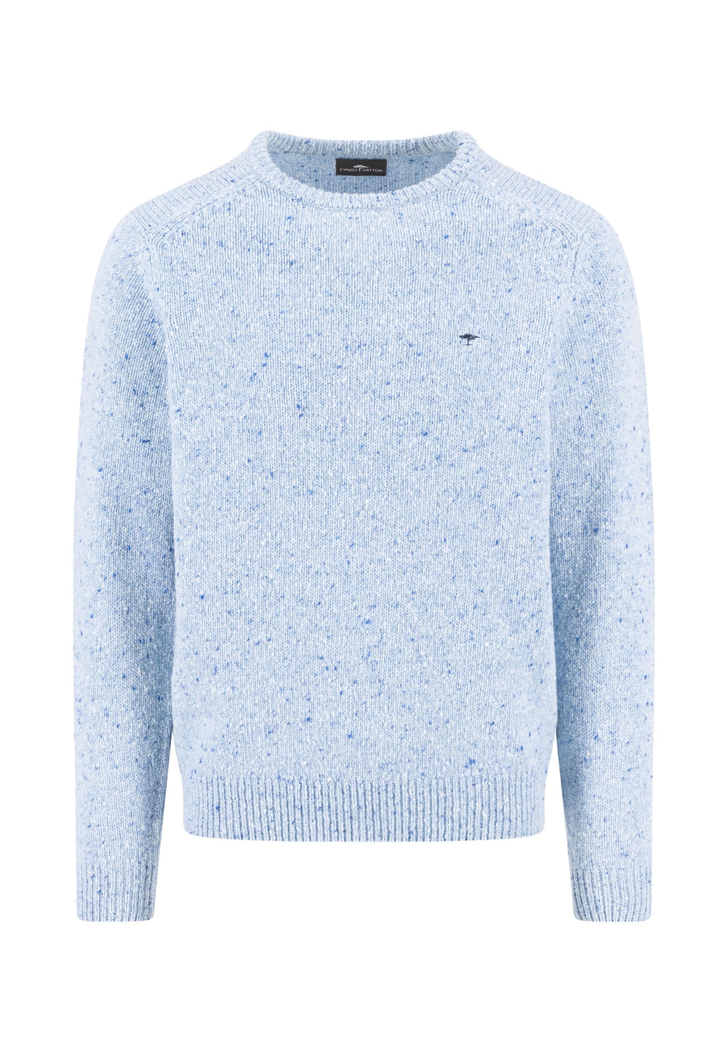 FYNCH-HATTON Strickpullover , meliert, mit Rundhals