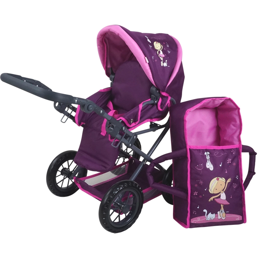 knorr toys® Puppenwagen Ruby NICI Miniclara lila