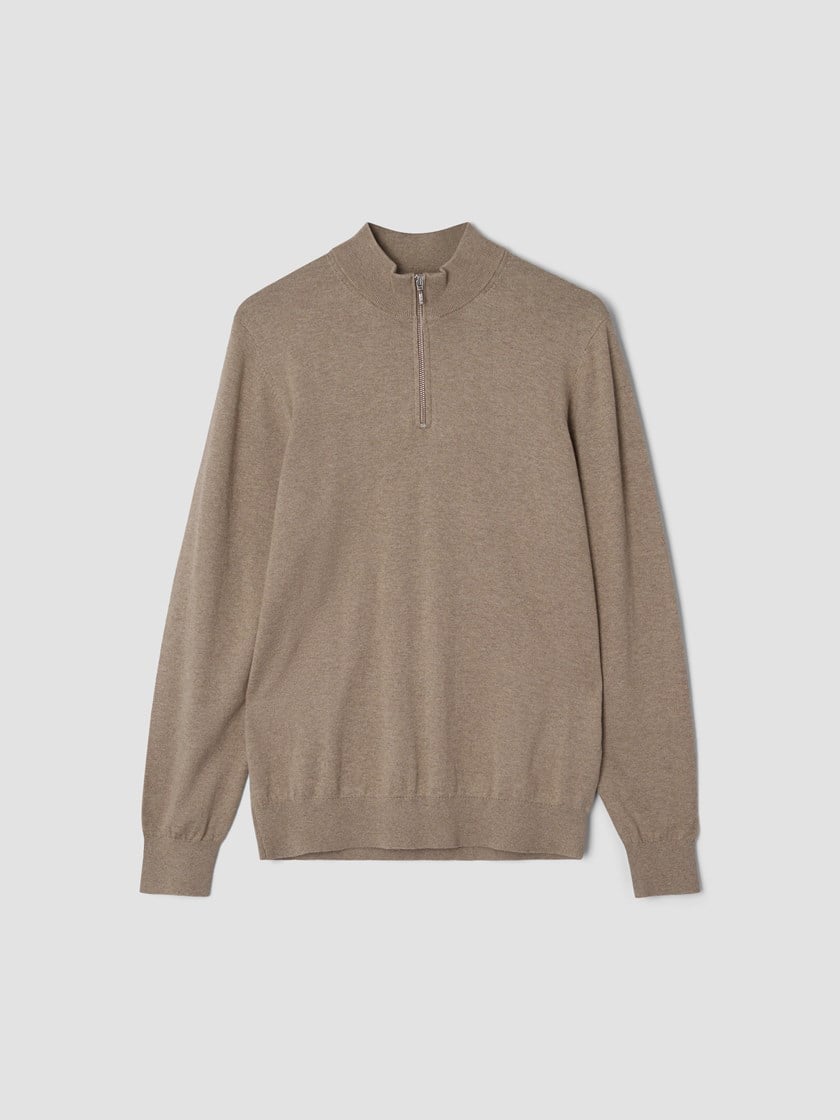 Ricardo zip genser Vintage Khaki