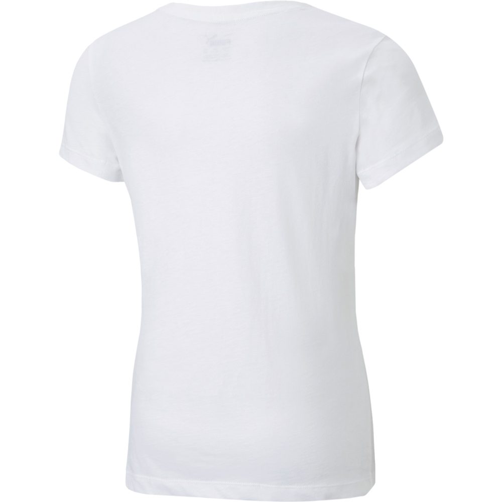 Puma Essentials+ Logo T-Shirt Mädchen puma white
