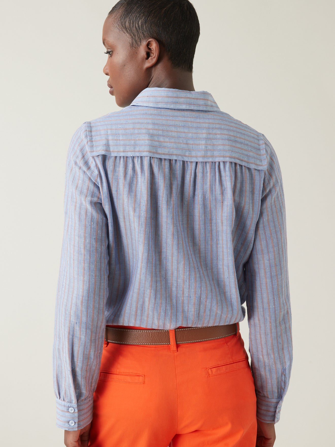 Chemise rayée femme