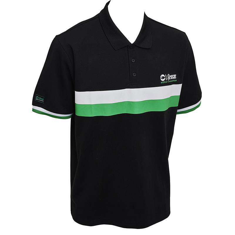 Polo Manches Courtes Homme Sensas Fashion College - Noir
