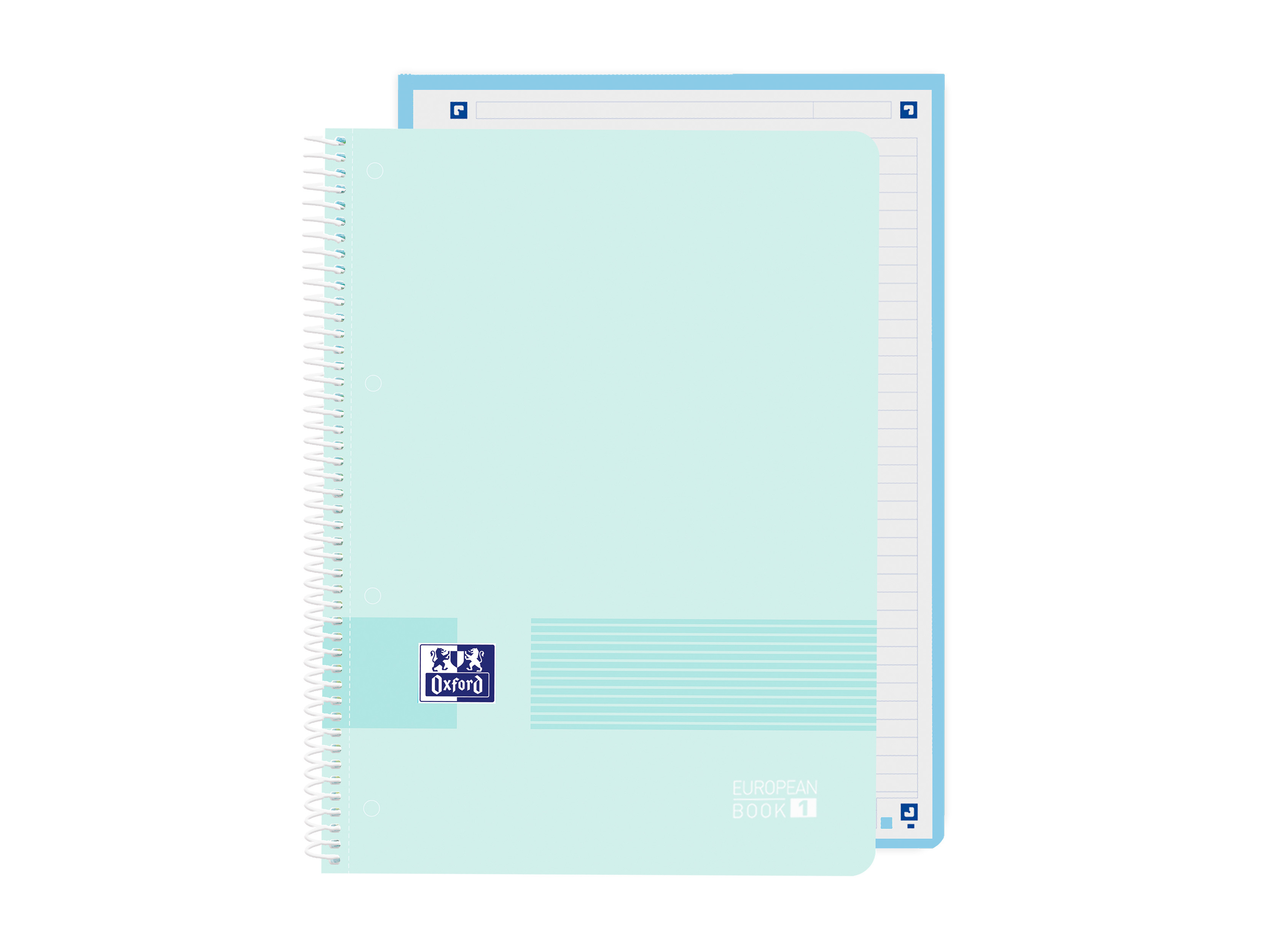 CADERNO ESPIRAL A4 PAUTADO PP OXFORD LIVE&GO PASTEL 80 FOLHAS CORES SORTIDAS