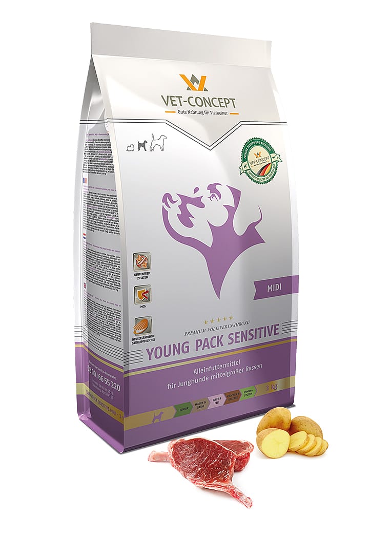 Vet-Concept Young Pack Sensitive Puppyvoer | Mini - 3 kg | 11590