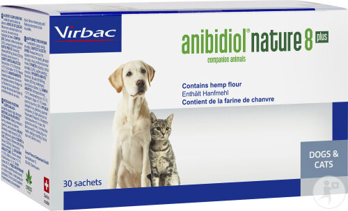 Virbac Anibidiol Nature 8 Plus Chiens Et Chats 30 Sachets