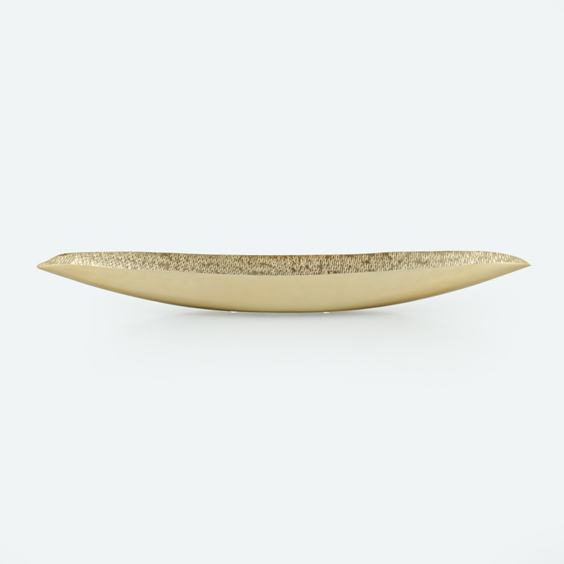 Feuille décorative 'Aylana' dorée