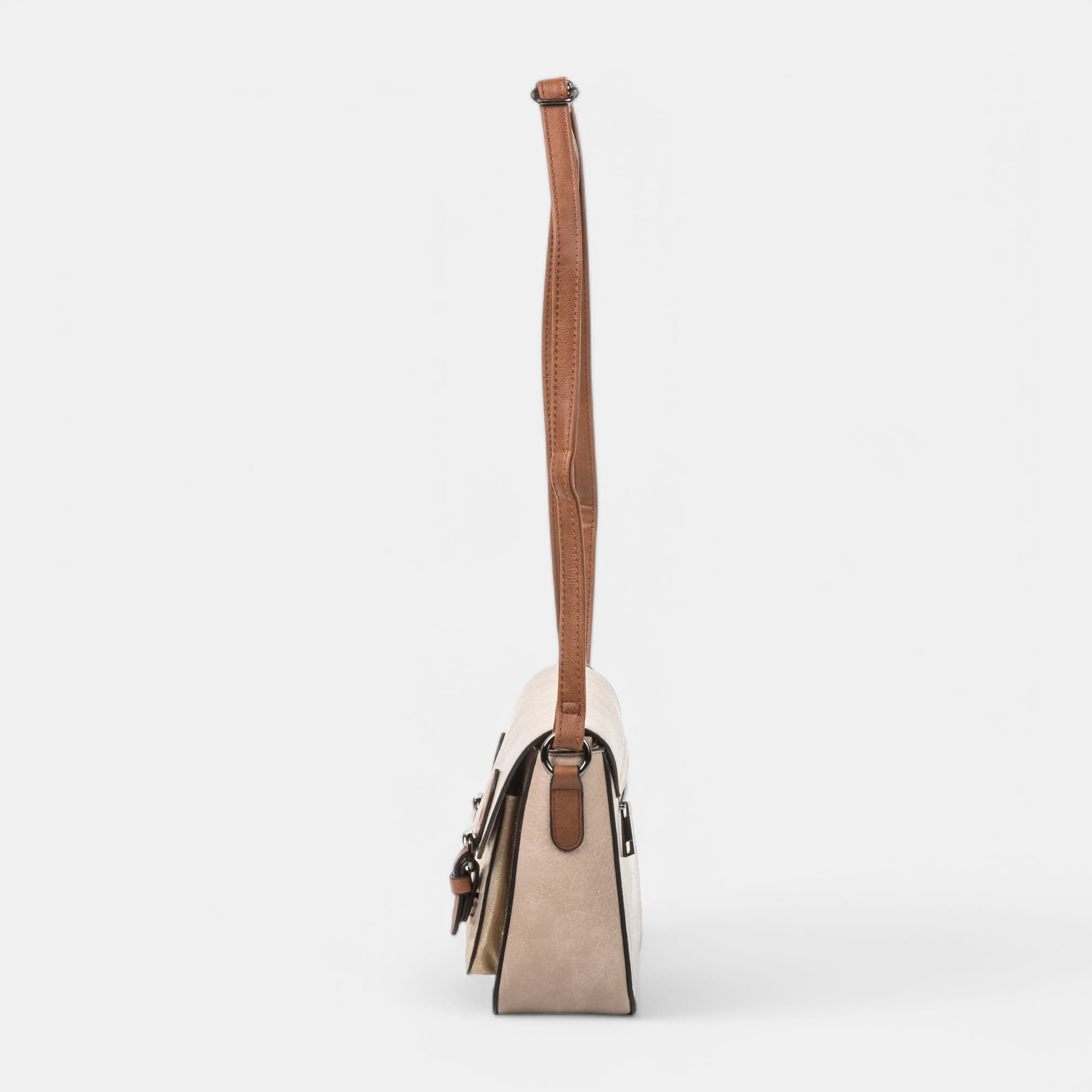 Sac bandoulière taupe