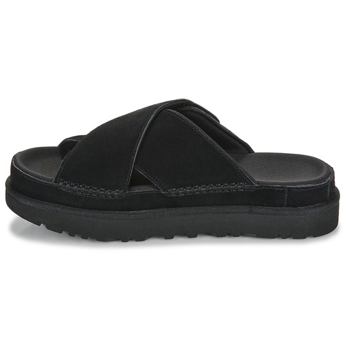 UGG - GOLDENSTAR CROSS SLIDE - Noir