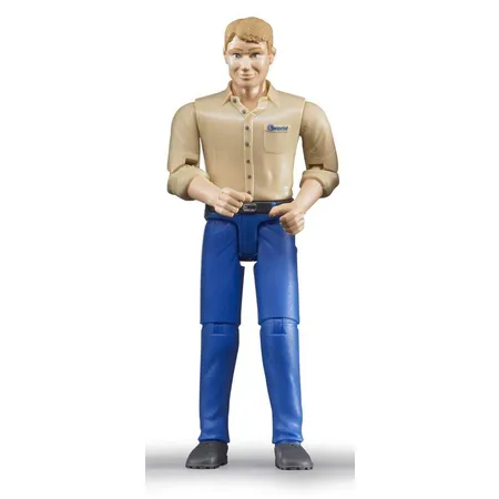 BRUDER® Figur Mann Helle Haut+Hose Blau