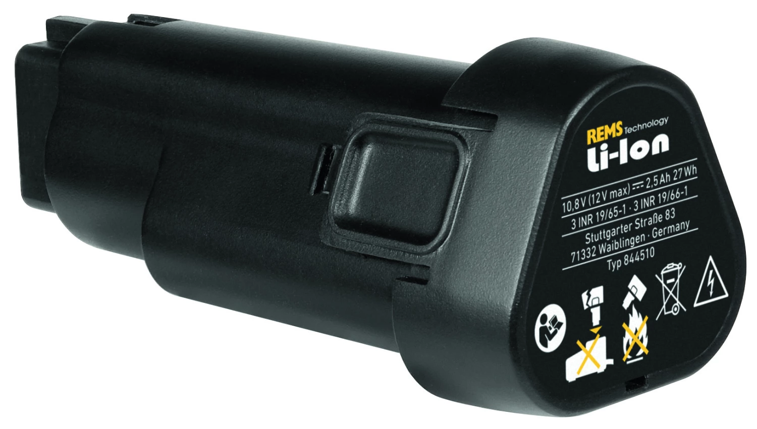 Rems 844510 10.8-12V Li-ion accu - 2,5Ah