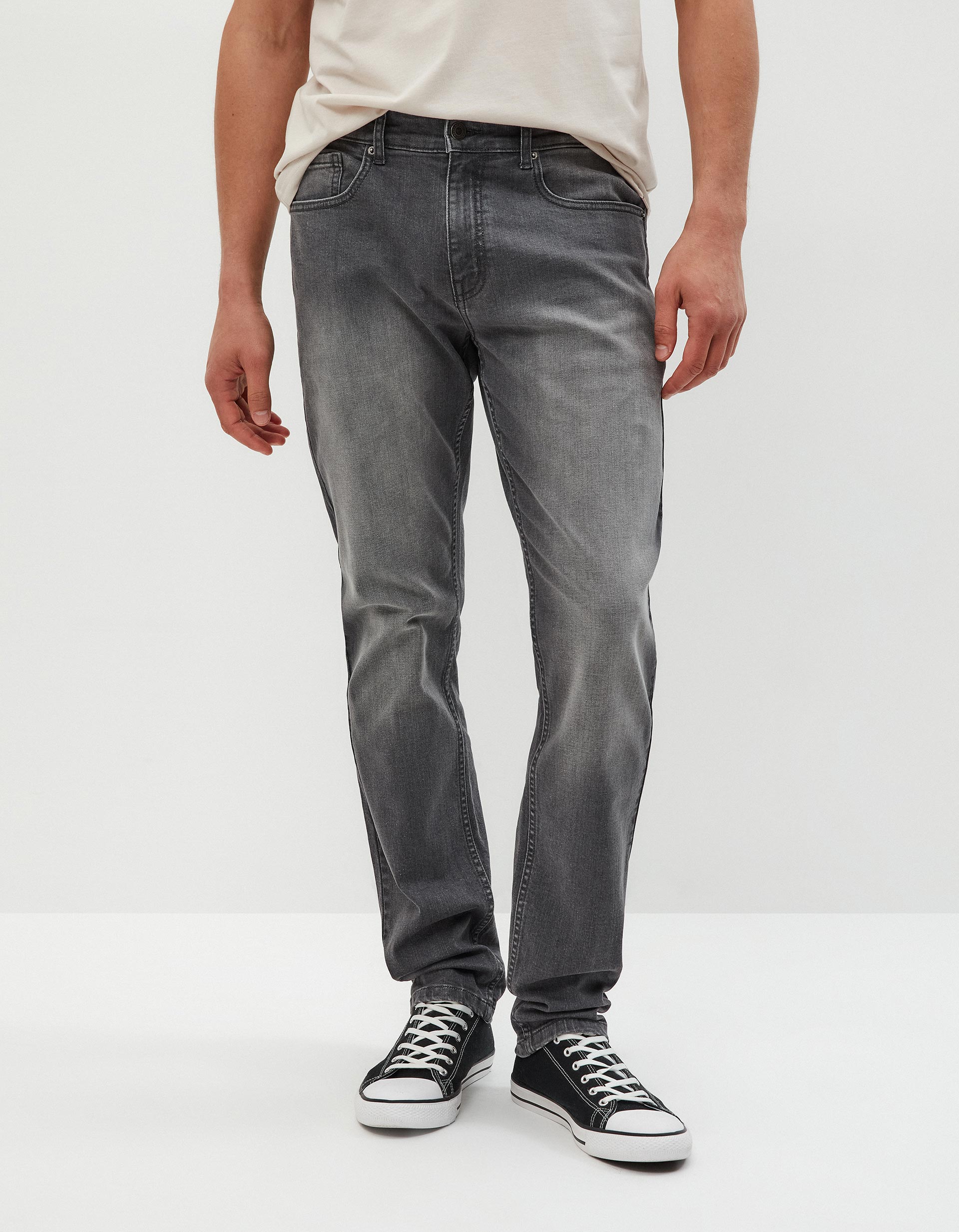 Jeans Slim-fit, Homem, Preto
