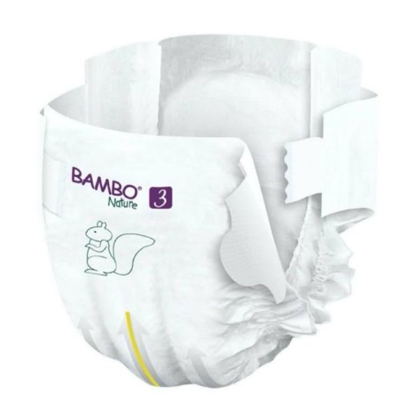 Bambo Nature Fraldas Tamanho 3 M 4-8Kg 52 Un.