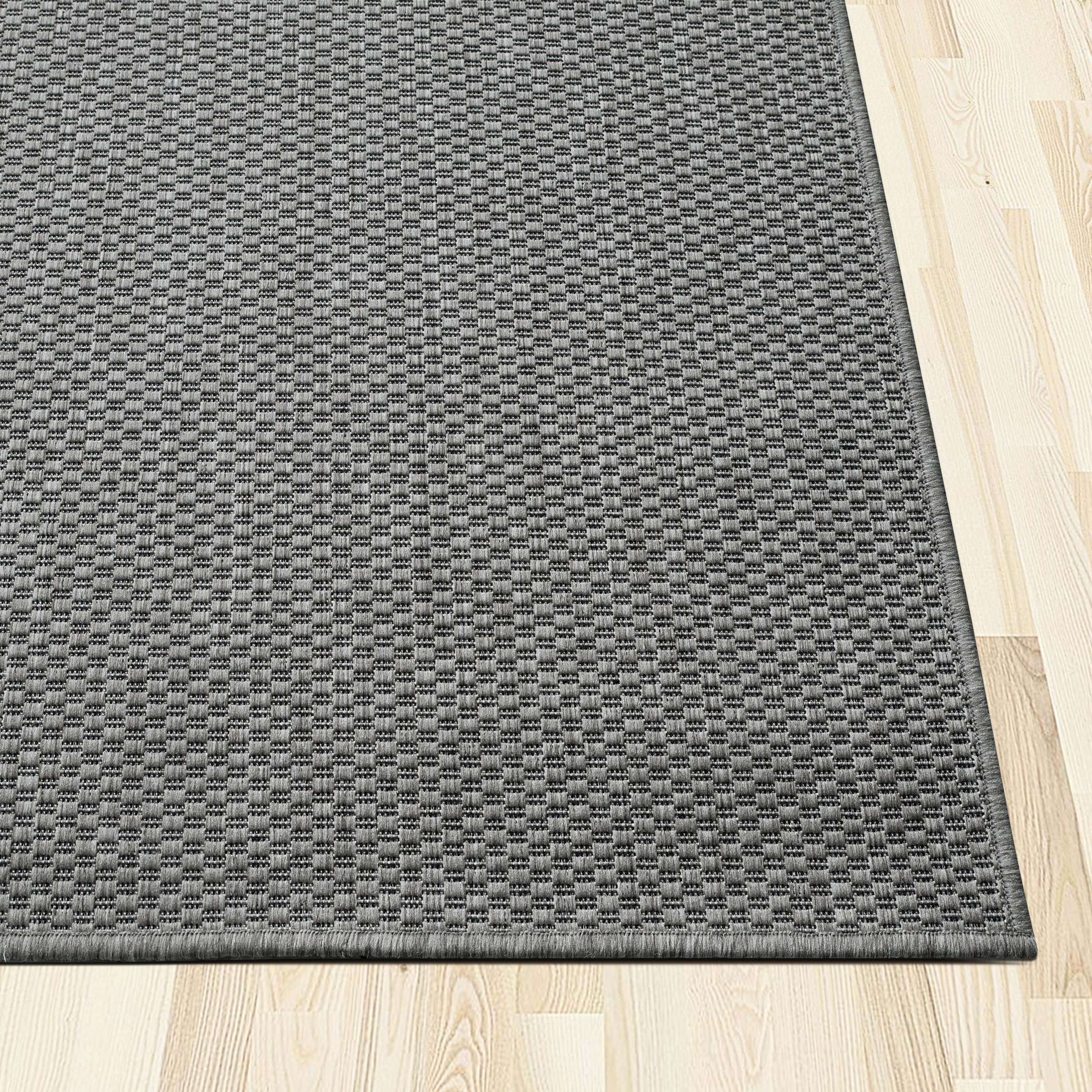 my home Teppich »Venedig auch als Läufer erhältlich« rechteckig 4 mm Höhe In- und Outdoor geeignet, Sisal-Optik, Wetterfest & UV-beständig