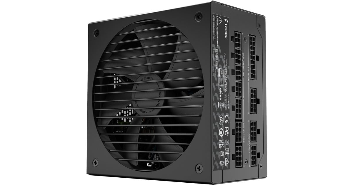 Fractal DesignION Gold 3 modulaire 850 watt voeding   (Zwart, 1x 12V-2x6, 3x PCIe)