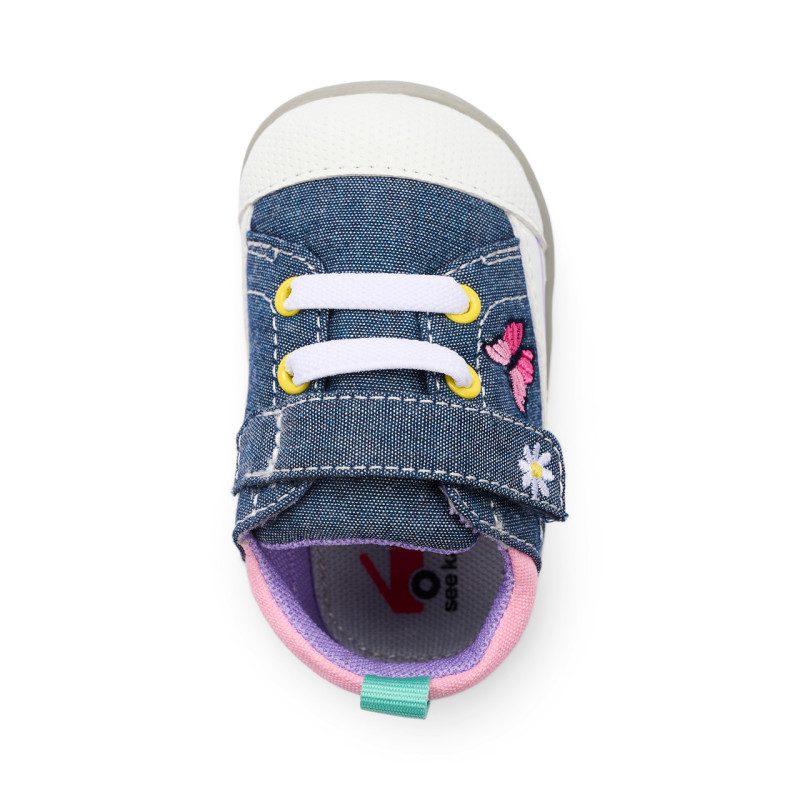 See Kai Run See Kai Run First Walker Stevie Chambray Garden