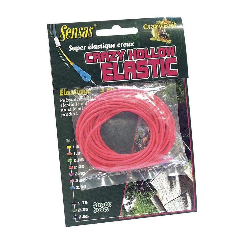 Elastique Creux Sensas Crazy Hollow