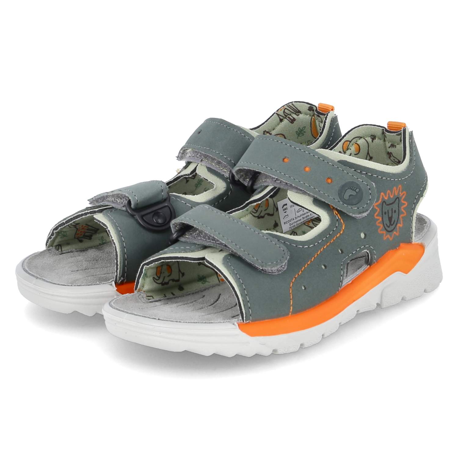 Ricosta Sandalen SURF - salbei/avocado
